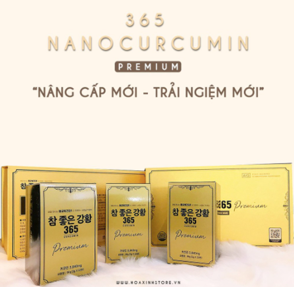 Tinh chất nghệ Nano Curcumin 365 Premium 7680mg Hàn Quốc hộp 96 ống 2