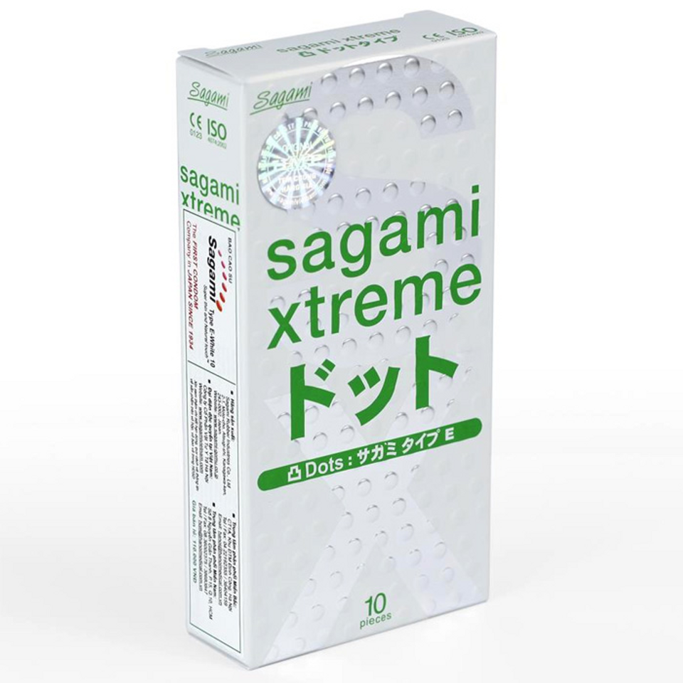Bao Cao Su Có Gai Sagami Xtreme White 10s Che Tên SP 2