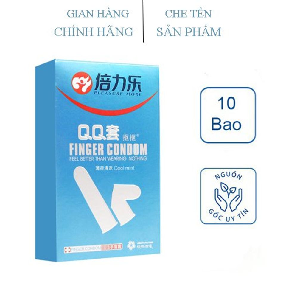 Bao Cao Su Ngón Tay Có Chất Bôi Trơn Finger Condom 10s 1