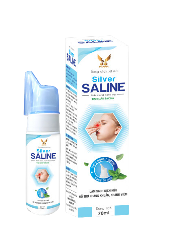 Silver Saline - Hỗ trợ phòng ngừa và làm giảm sổ mũi, ngạt mũi 1