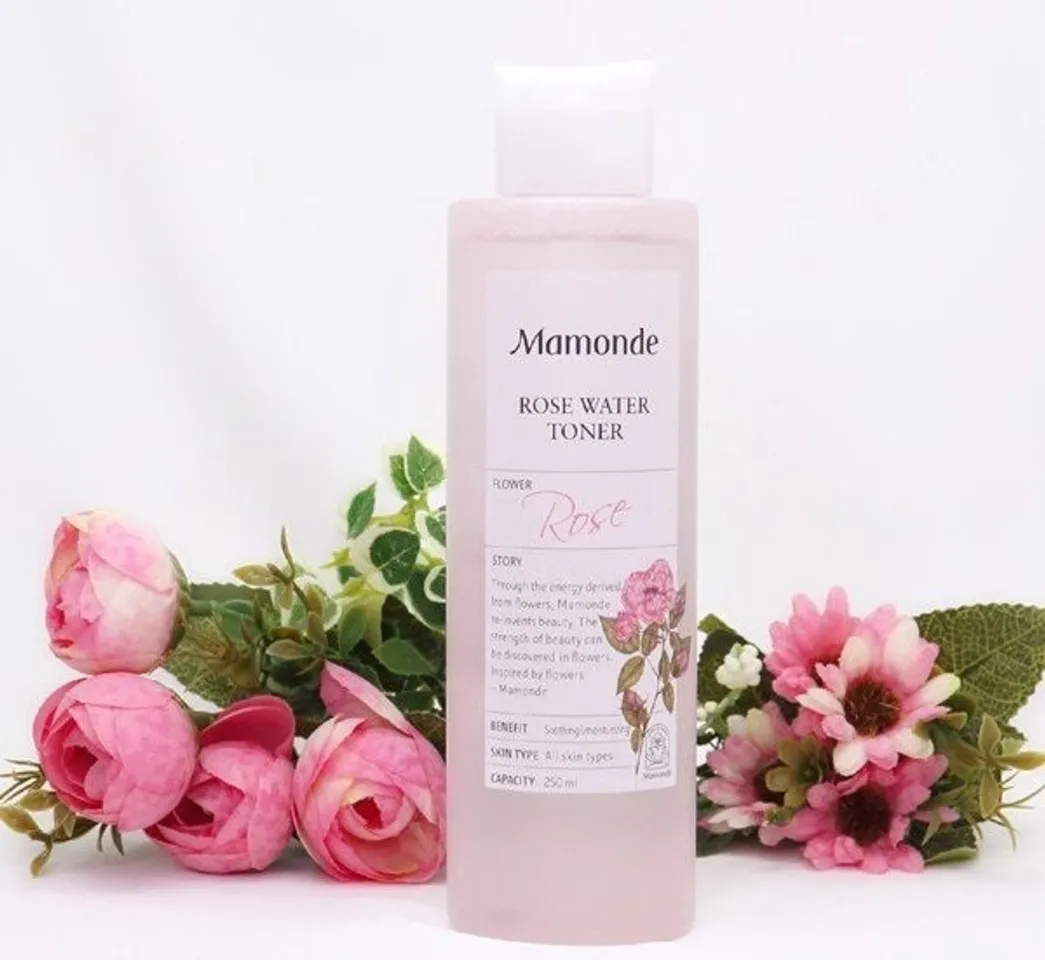Nước hoa hồng Mamonde Rose Water Toner Hàn Quốc 250ml 3