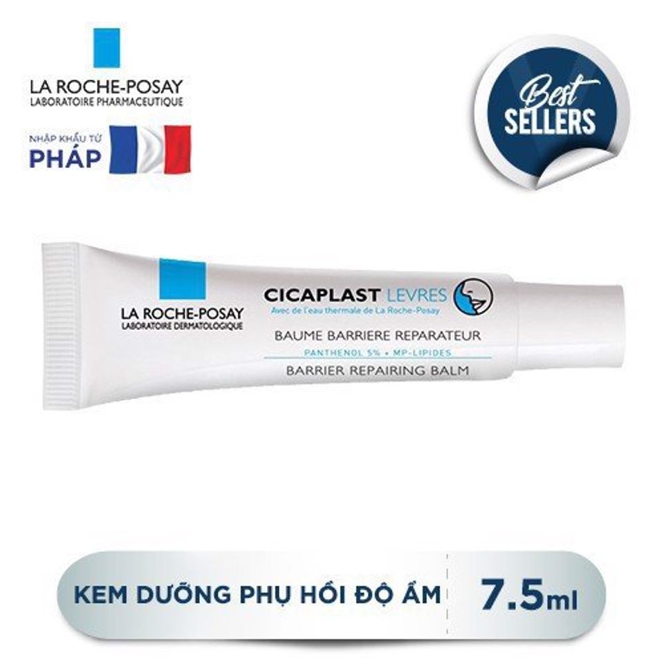 Kem Dưỡng Phục Hồi Độ Ẩm Môi La Roche Posay Cicaplast Lips 7.5ml 1