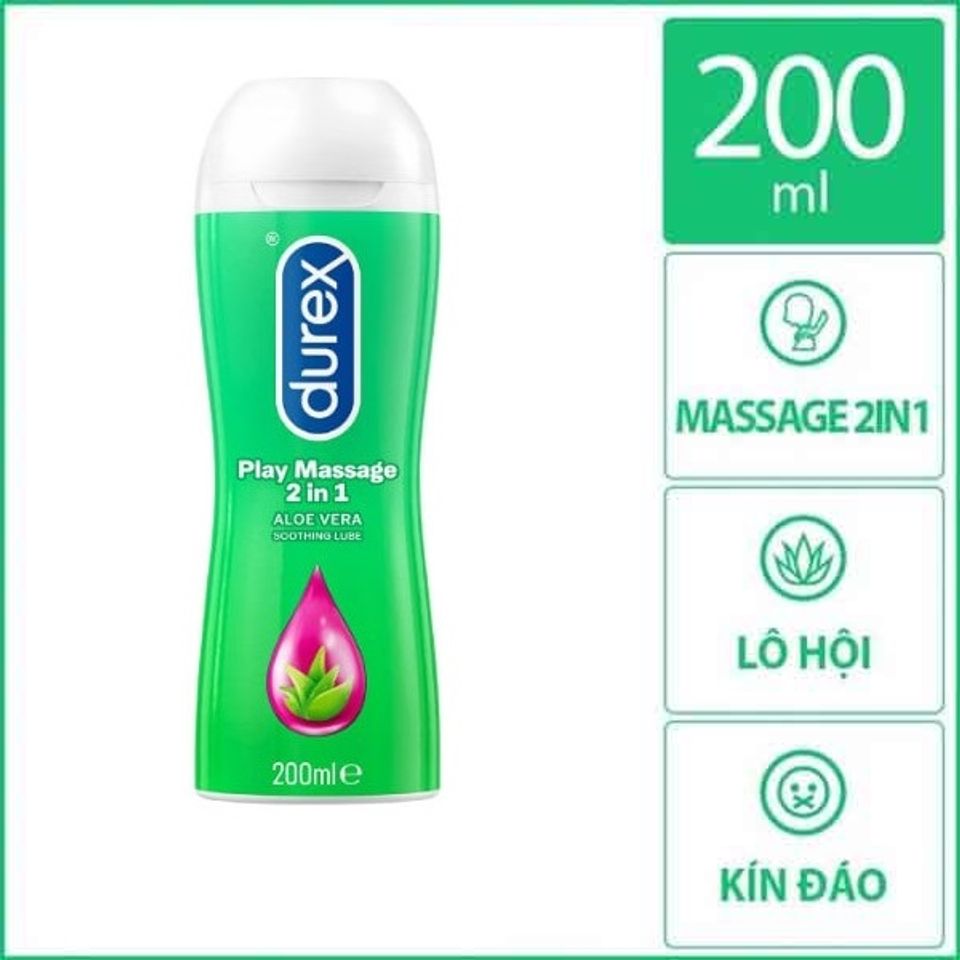 Gel Durex Play Massage 2 in 1 Mùi Hương Dịu Nhẹ 200ml 1