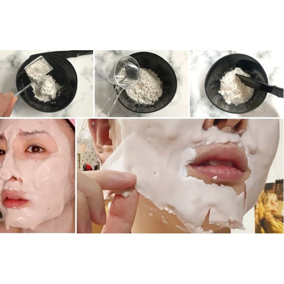 [Gói 1kg] Mặt nạ thạch dẻo Hàn Quốc dùng cho Spa Montblie Mask 1