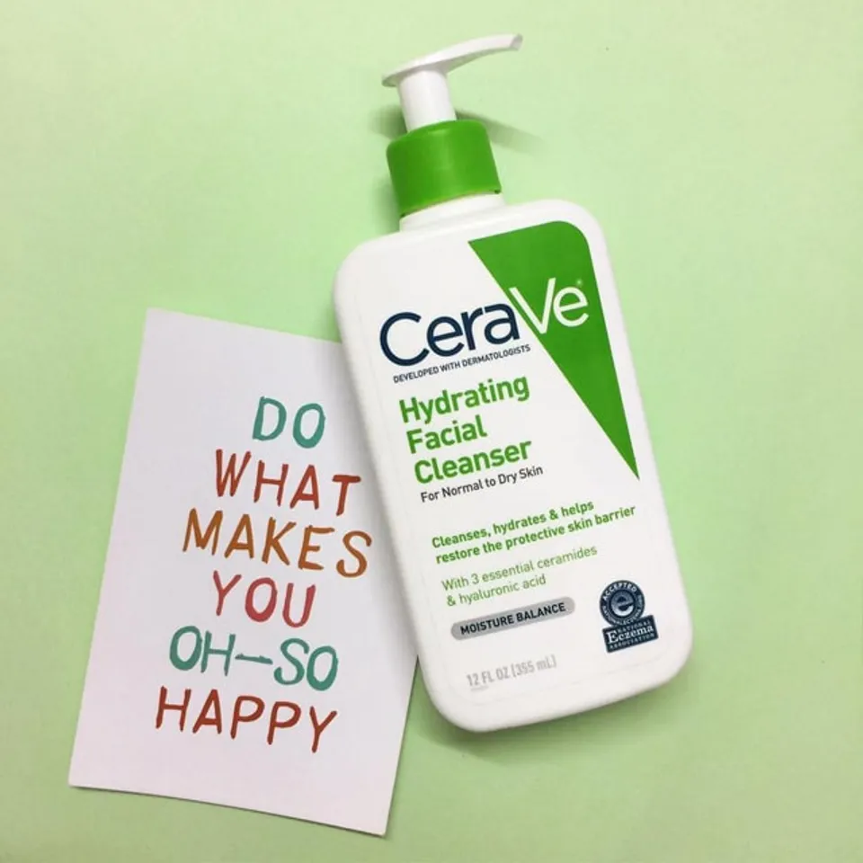Sữa rửa mặt CeraVe Hydrating Facial Cleanser 355ml của Mỹ 1