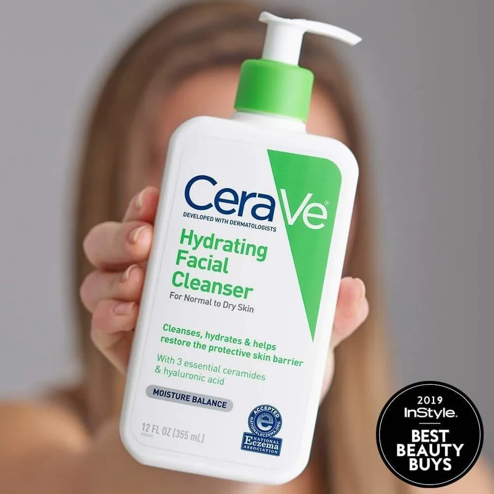 Sữa rửa mặt CeraVe Hydrating Facial Cleanser 355ml của Mỹ 2