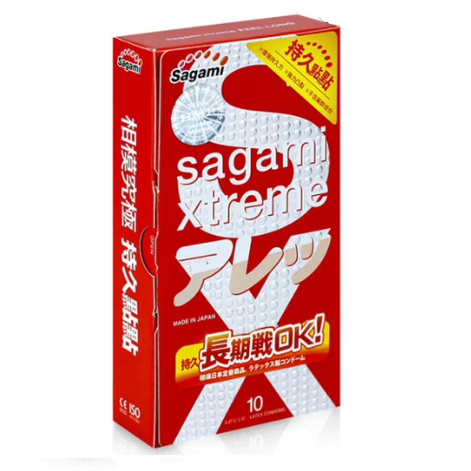 Bao Cao Su Lâu Ra Gai Nhỏ Li Ti Của Nhật Bản Sagami Feel Long H10 2