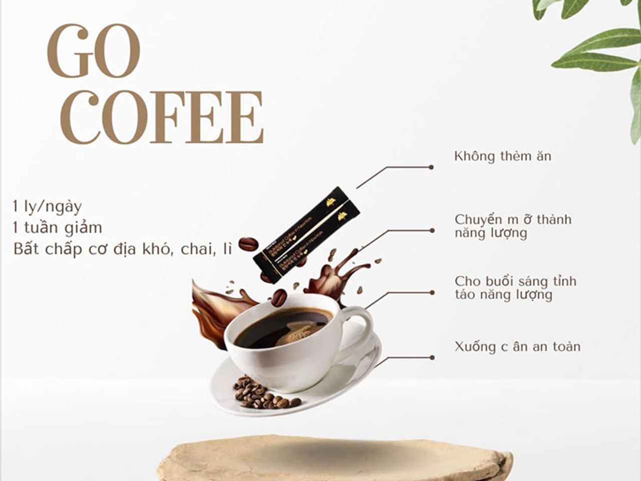 Cà phê giảm cân Go Coffee hỗ trợ kiểm soát cân nặng hiệu quả 2