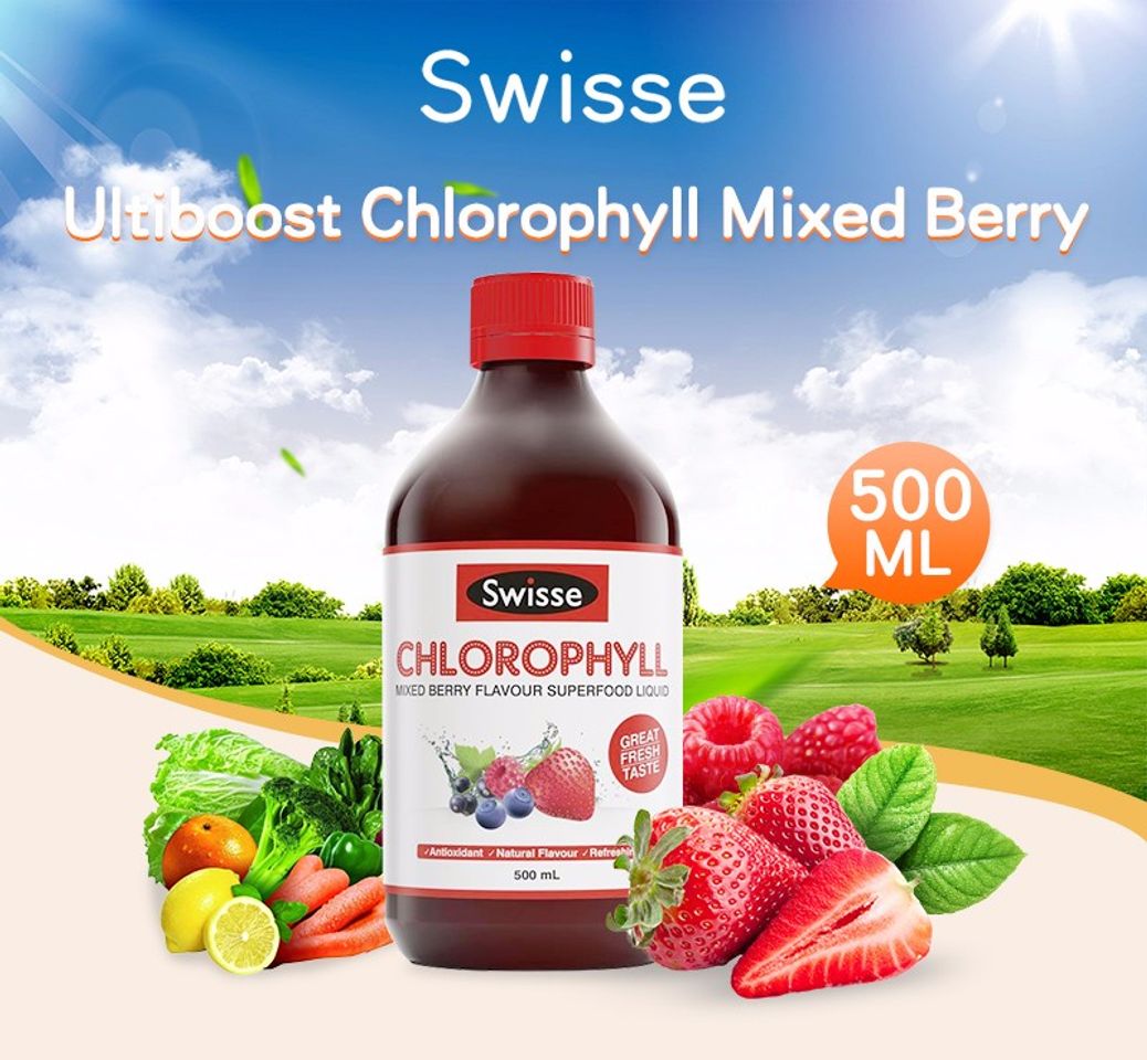 Nước Diệp Lục Swisse Chlorophyll 500ml Của Úc, Đỏ 2