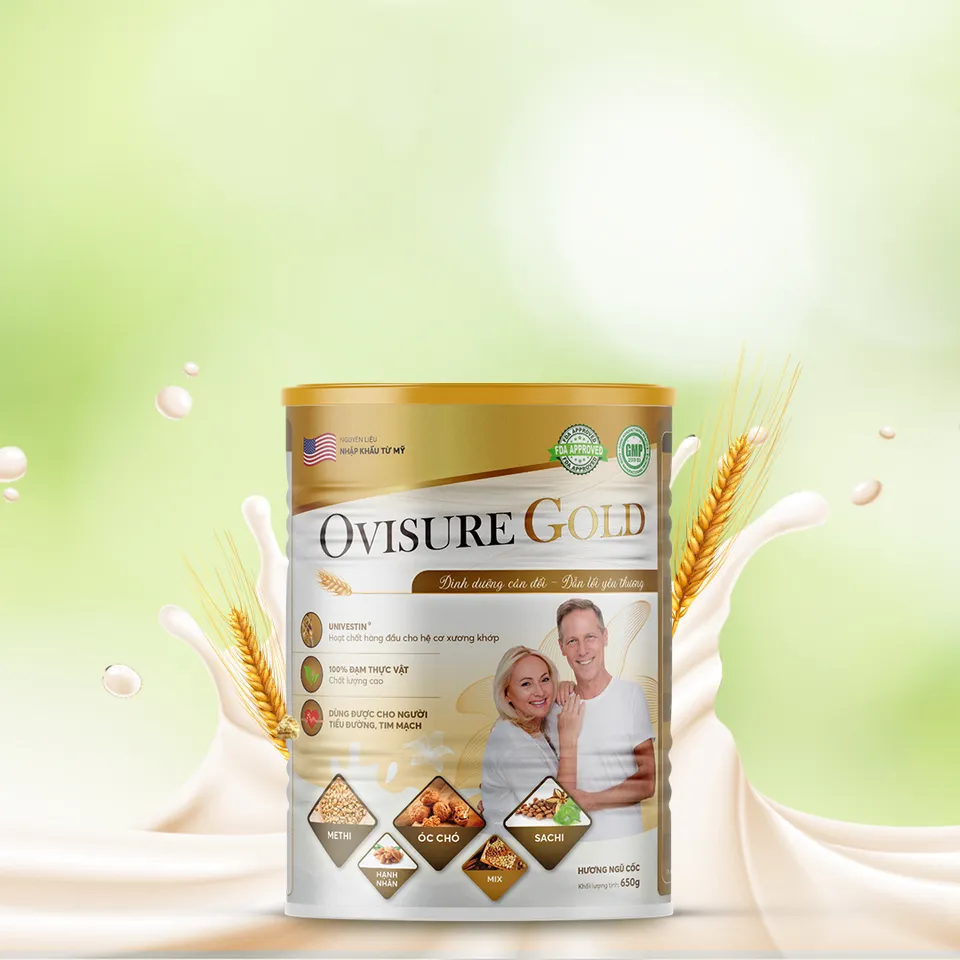 Ovisure Gold - Sữa Hạt Xương Khớp Chính Hãng - Hộp 650g 2