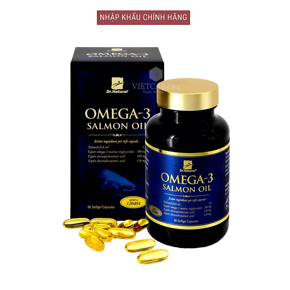 Viên uống Omega 3 dầu cá Hồi Úc Omega 3 Salmon oil (90 viên) 1