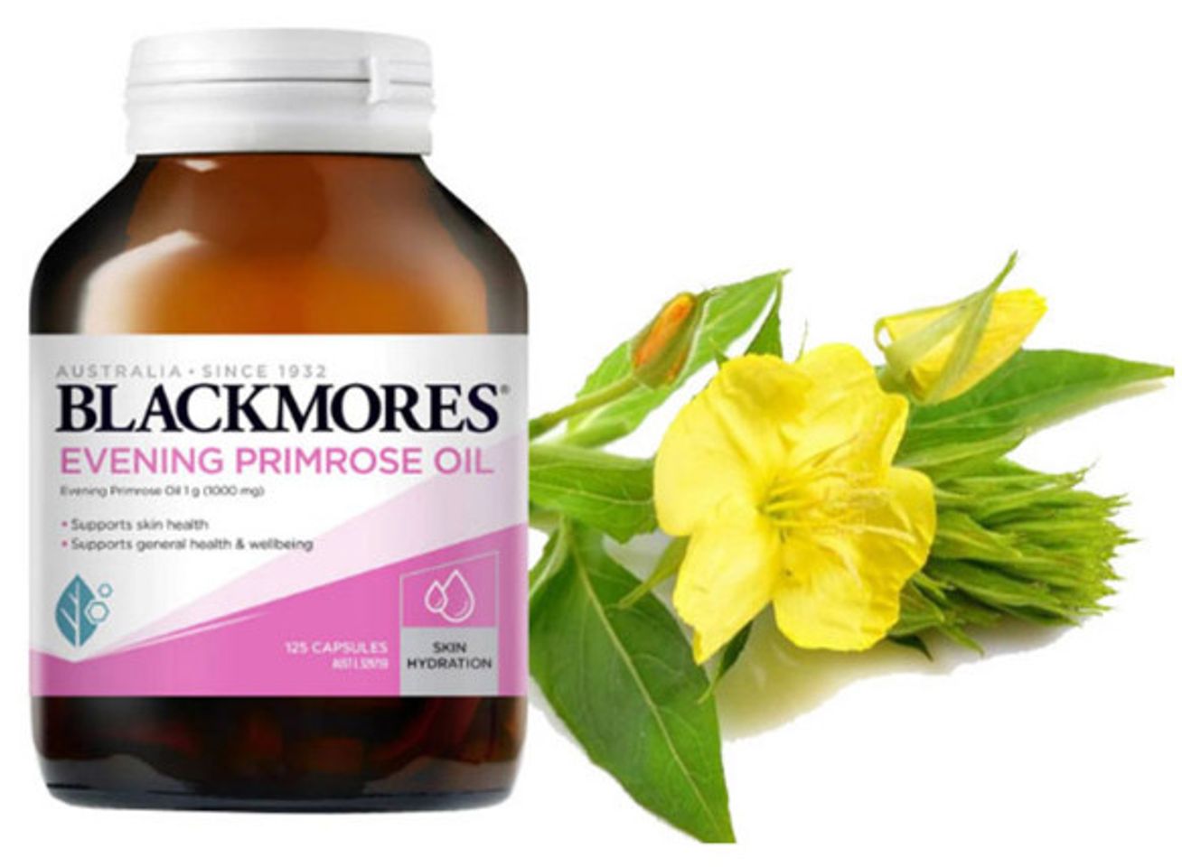Tinh dầu hoa anh thảo Blackmores Evening Primrose (125 viên) - Nhập Úc 1