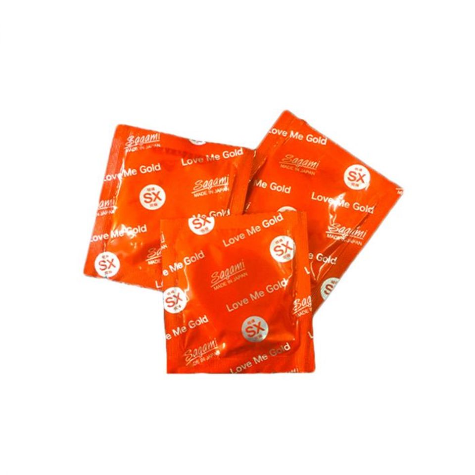 BCS Siêu Mỏng Của Nhật Có Gel Bôi Trơn Cao Cấp Sagami Orange 10s 2