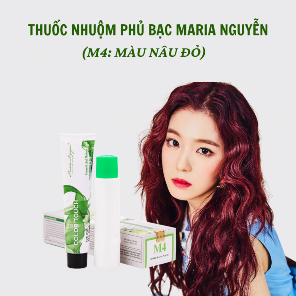 Kem nhuộm tóc phủ bạc Hà Thủ Ô Maria Nguyễn 5