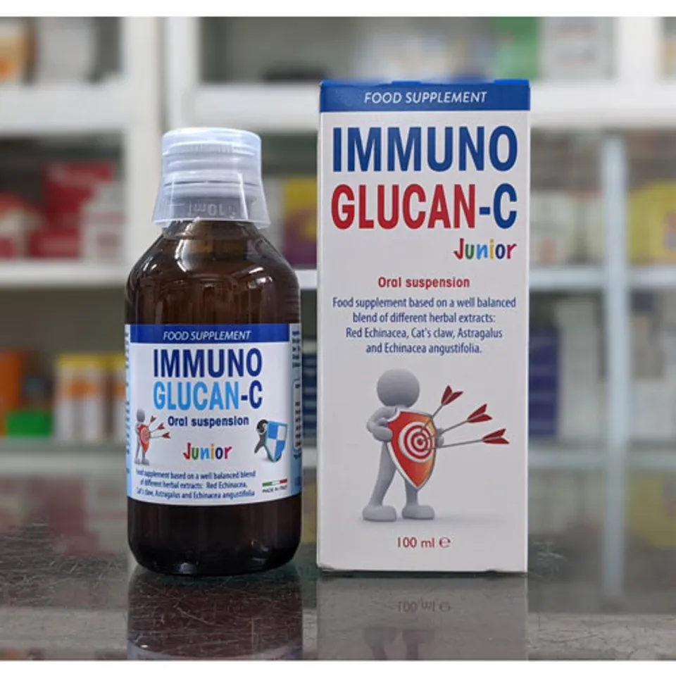 Hỗ trợ tăng đề kháng Immuno Glucan-C cho trẻ 1