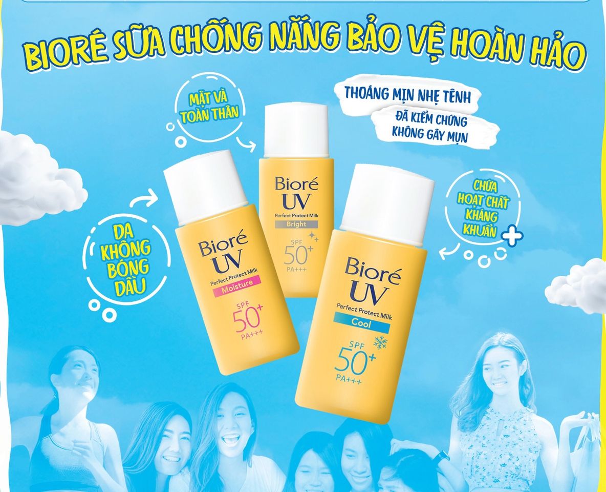 Hiện Sữa Chống Nắng Bảo Vệ Hoàn Hảo Bioré UV Perfect Protect Milk SPF50/PA+++ đã có mặt tại Chiaki.vn với 3 phân loại cho bạn lựa chọn.
