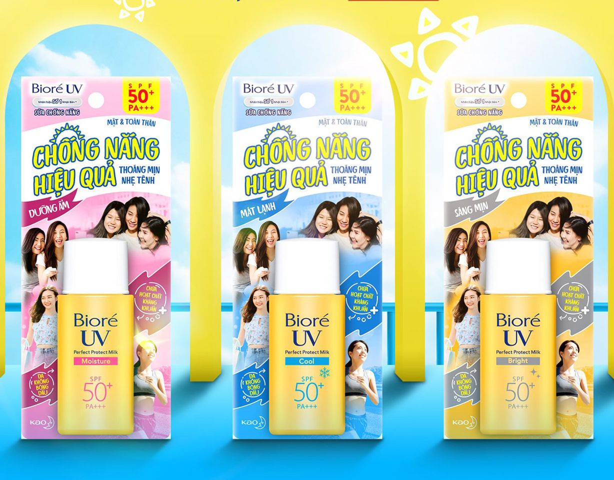 Sữa Chống Nắng Bảo Vệ Hoàn Hảo Bioré UV Perfect Protect Milk SPF50/PA+++