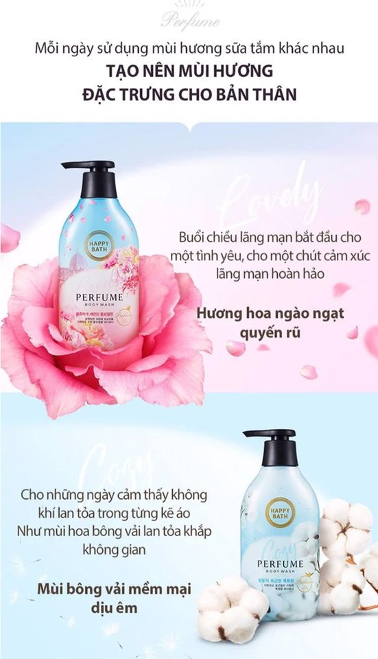 Sữa Tắm Happy Bath Perfume Body Wash 5