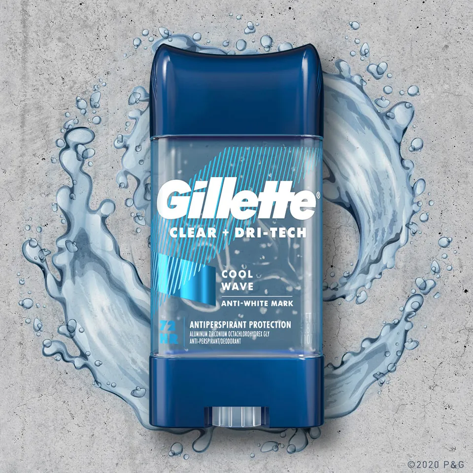 Lăn Khử Mùi Gillette Dạng Gel Cool Wave Clear Gel 107g