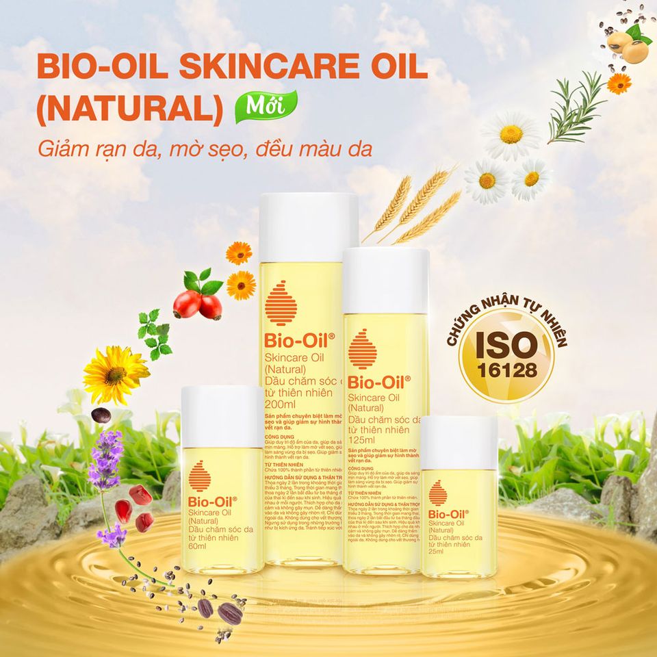Dầu Dưỡng Chăm Sóc Da Từ Thiên Nhiên Bio-Oil Skincare Oil (Natural) hiện đã có mặt tại Chiaki.vn.