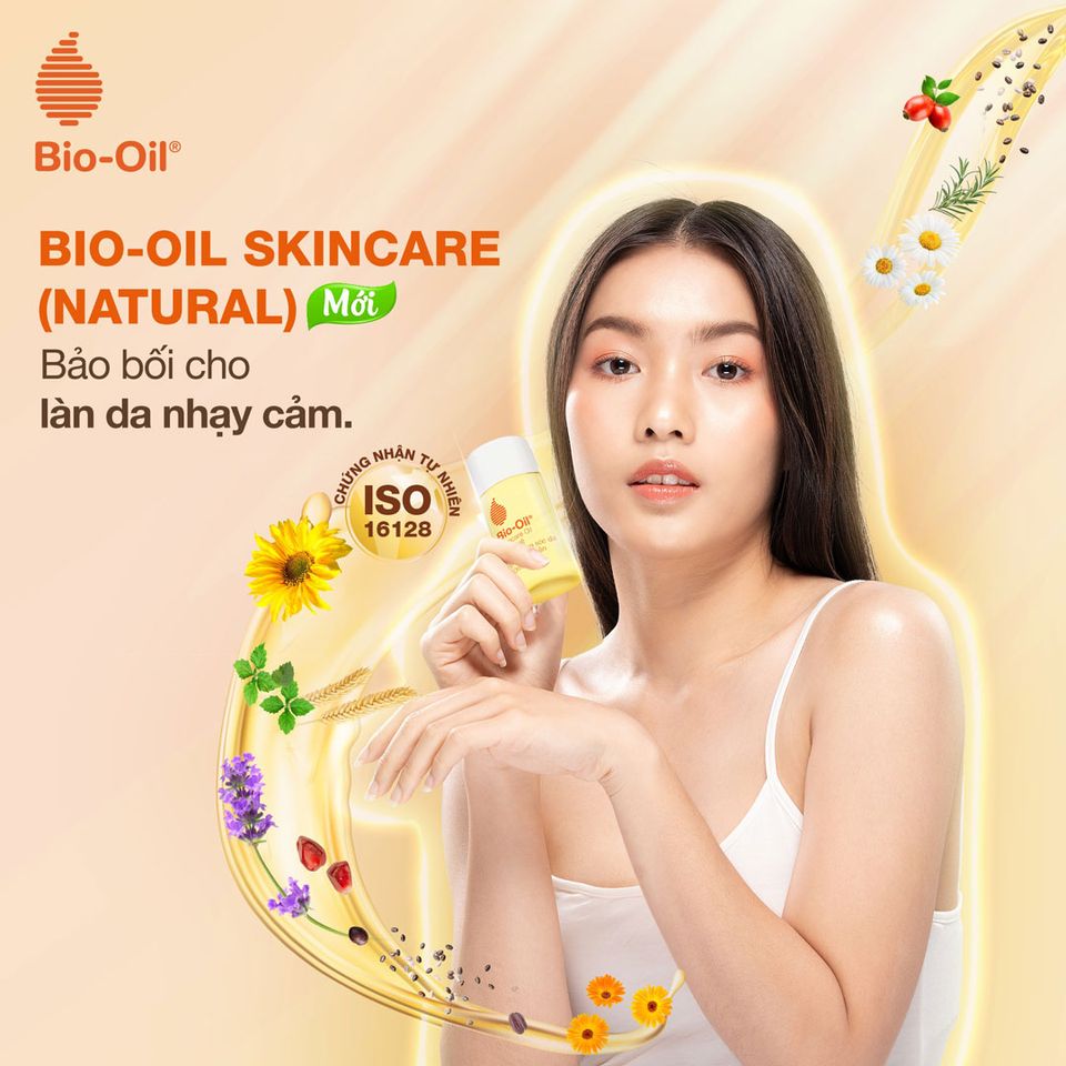 Dầu Dưỡng Bio-Oil Skincare Oil (Natural) an toàn cho làn da nhạy cảm