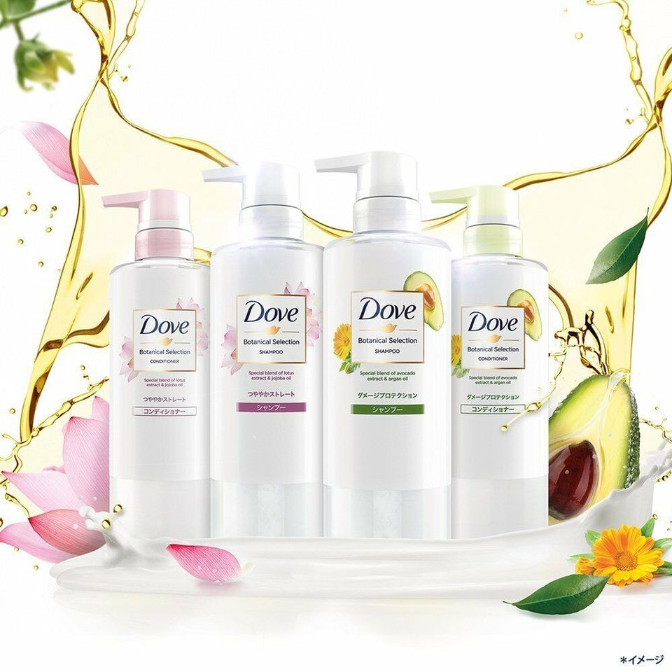 Kem xả Dove Botanical Selection hỗ trợ phục hồi tóc hư tổn 1