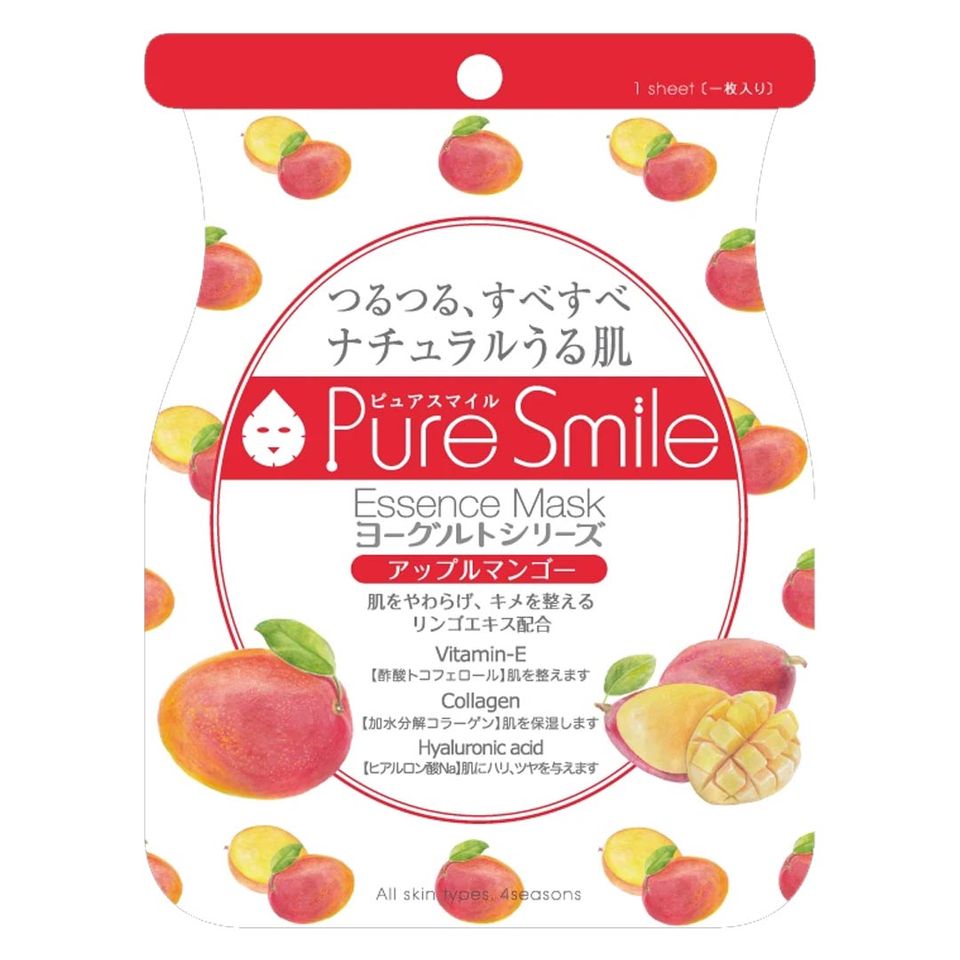 Mặt Nạ Dưỡng Da Chiết Xuất Xoài Táo Pure Smile Essence Mask Yogurt Series Apple Mango 23ml hiện đã có mặt tại Chiaki.vn