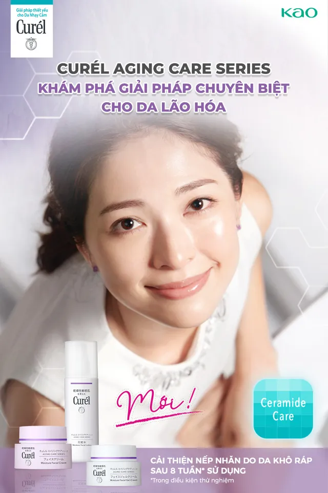 Kem Dưỡng Ẩm Chuyên Sâu Curél Aging Care Series Moisture Facial Cream 40g hiện đã có mặt tại Chiaki.vn.