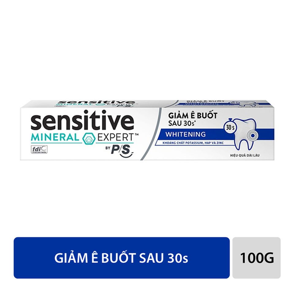 Kem Đánh Răng Sensitive Expert By P/S Whitening 100g 02