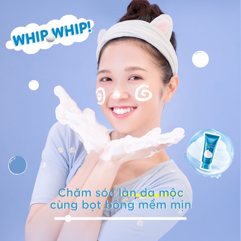 Sữa Rửa Mặt Tạo Bọt SENKA Perfect Whip Facial Foam Wash Chiaki.vn