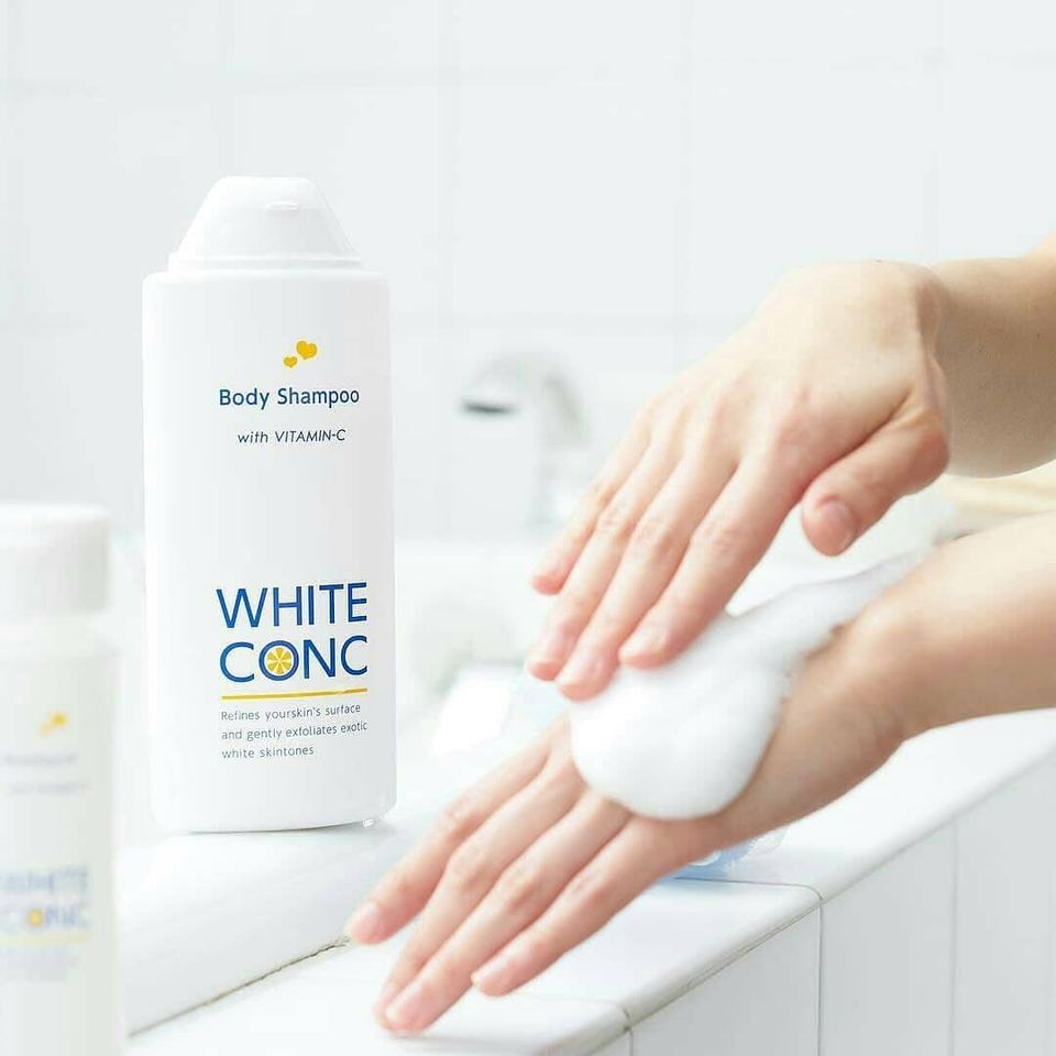 Sữa tắm hỗ trợ làm sáng da White Conc Body Shampoo 360ml 4