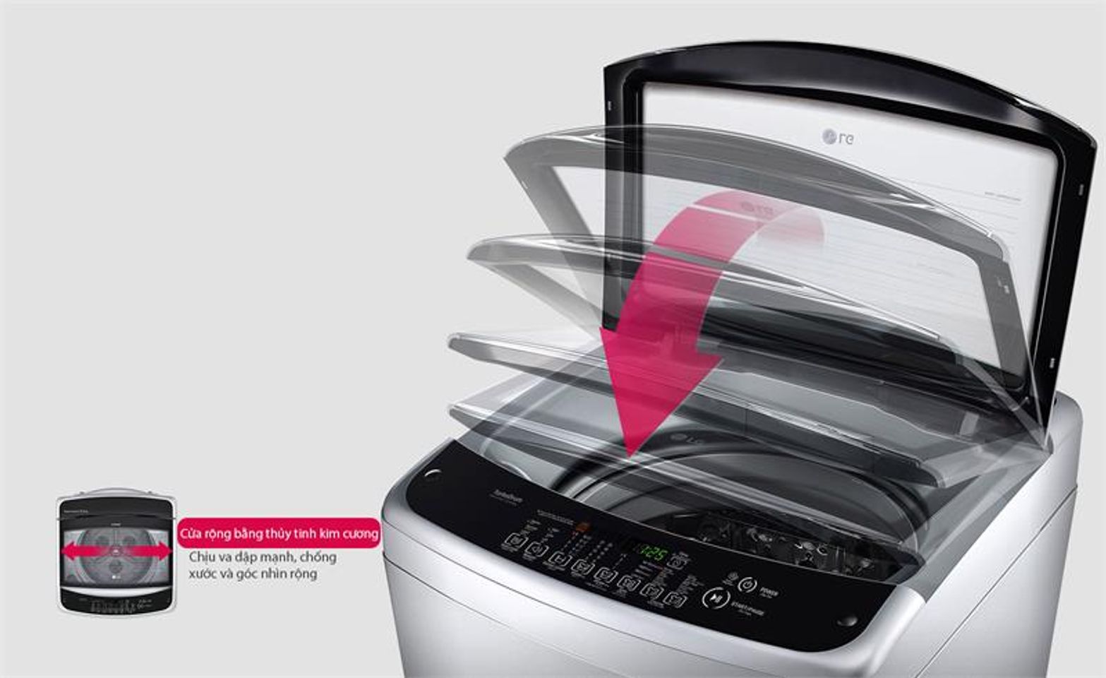 Máy giặt LG T2350VS2W inverter 10.5kg 1