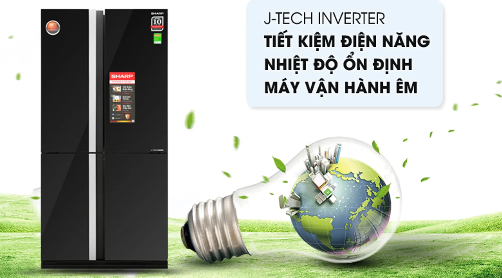 Tủ lạnh Sharp SJ-FX688VG-BK inverter 678 lít 3