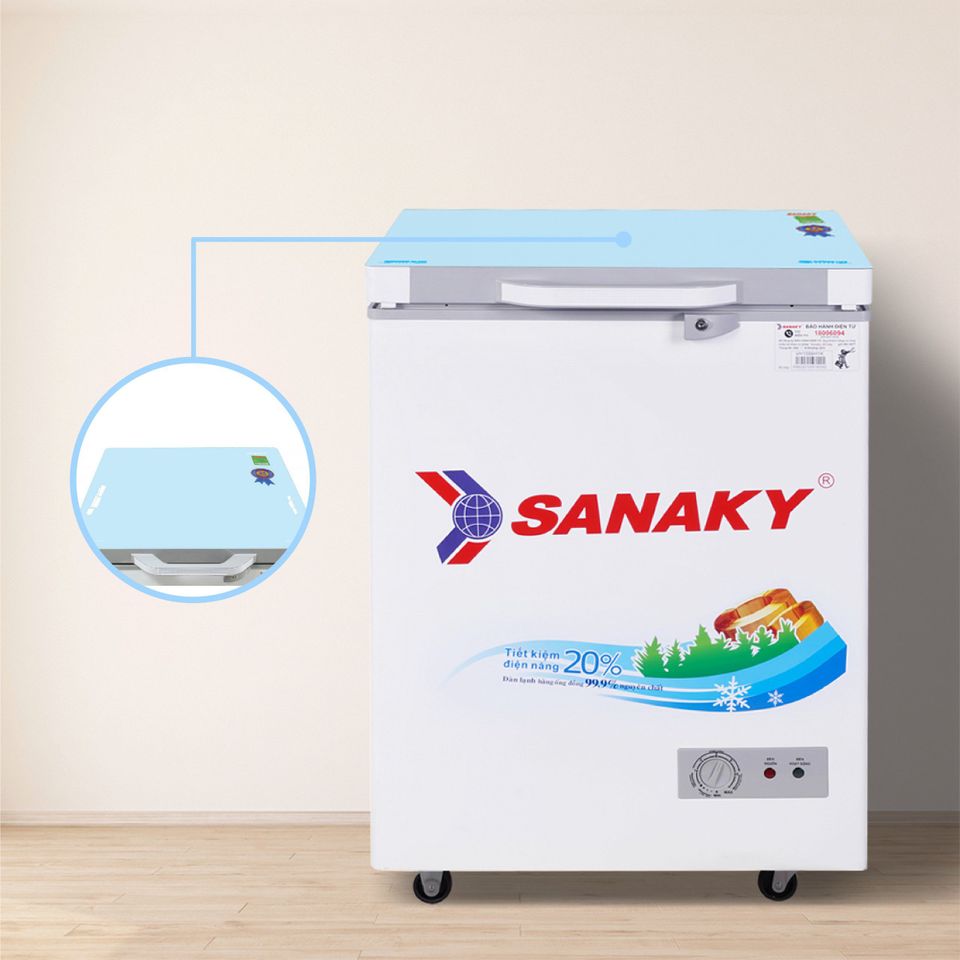 Tủ đông Sanaky VH-1599HYKD 1 ngăn đông 100 lít 5