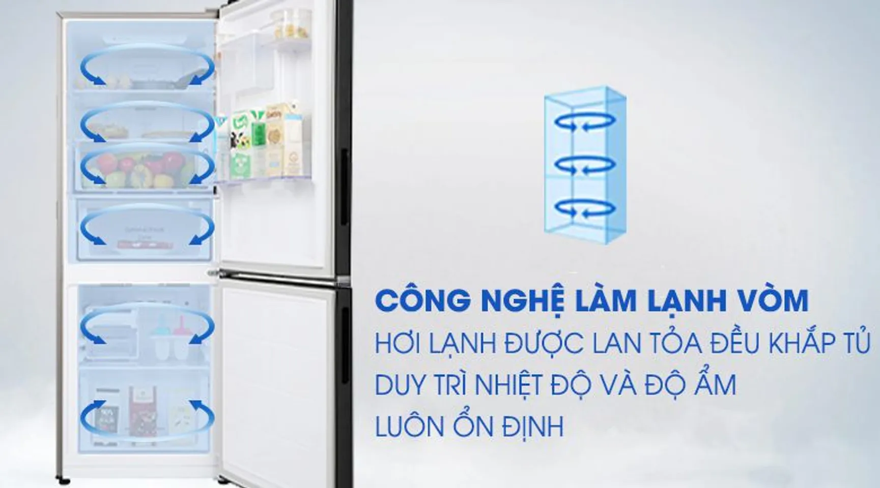 Tủ lạnh Samsung RB30N4170BU/SV inverter 307 lít 4