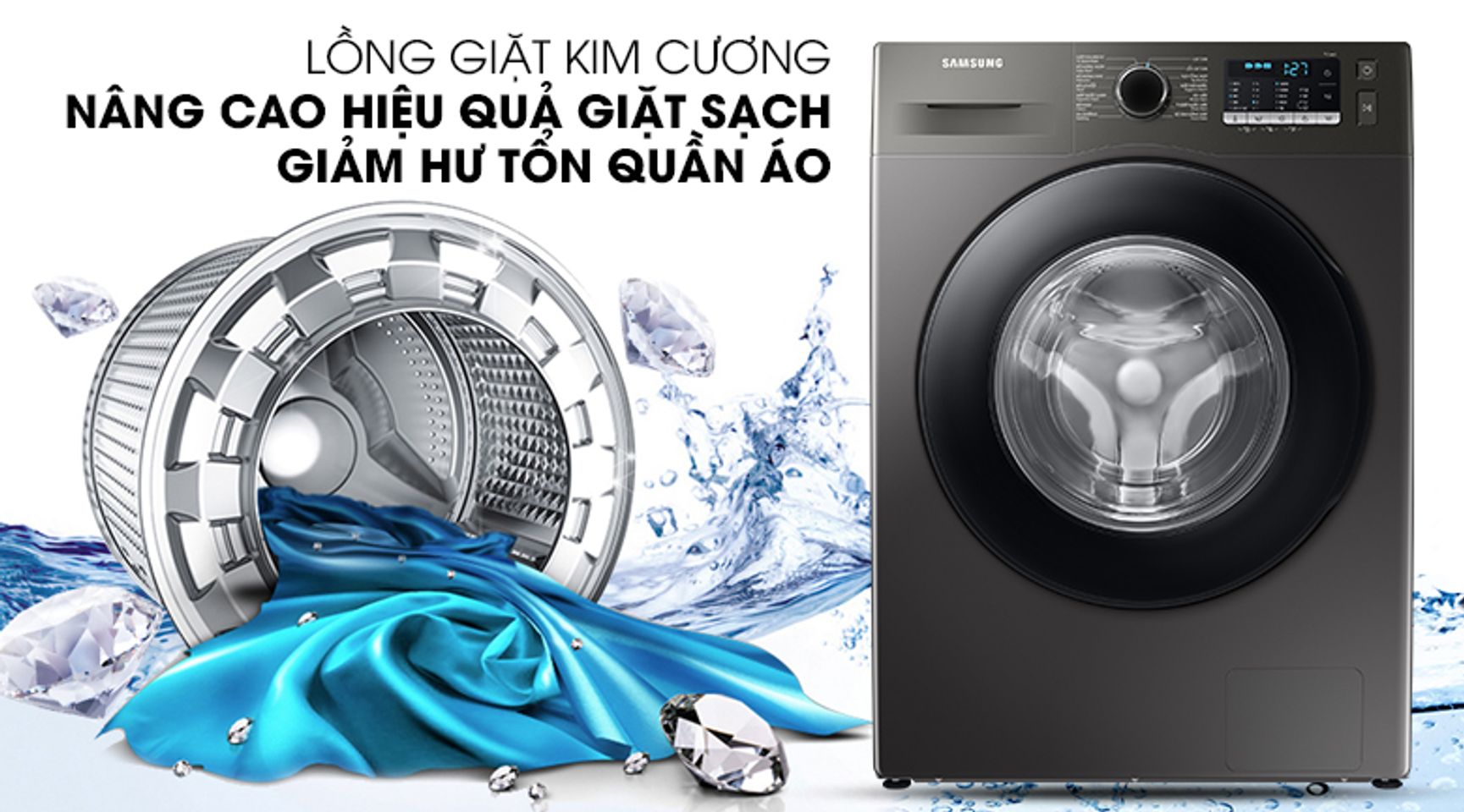 Máy giặt Samsung WW95TA046AX/SV inverter 9.5kg 6