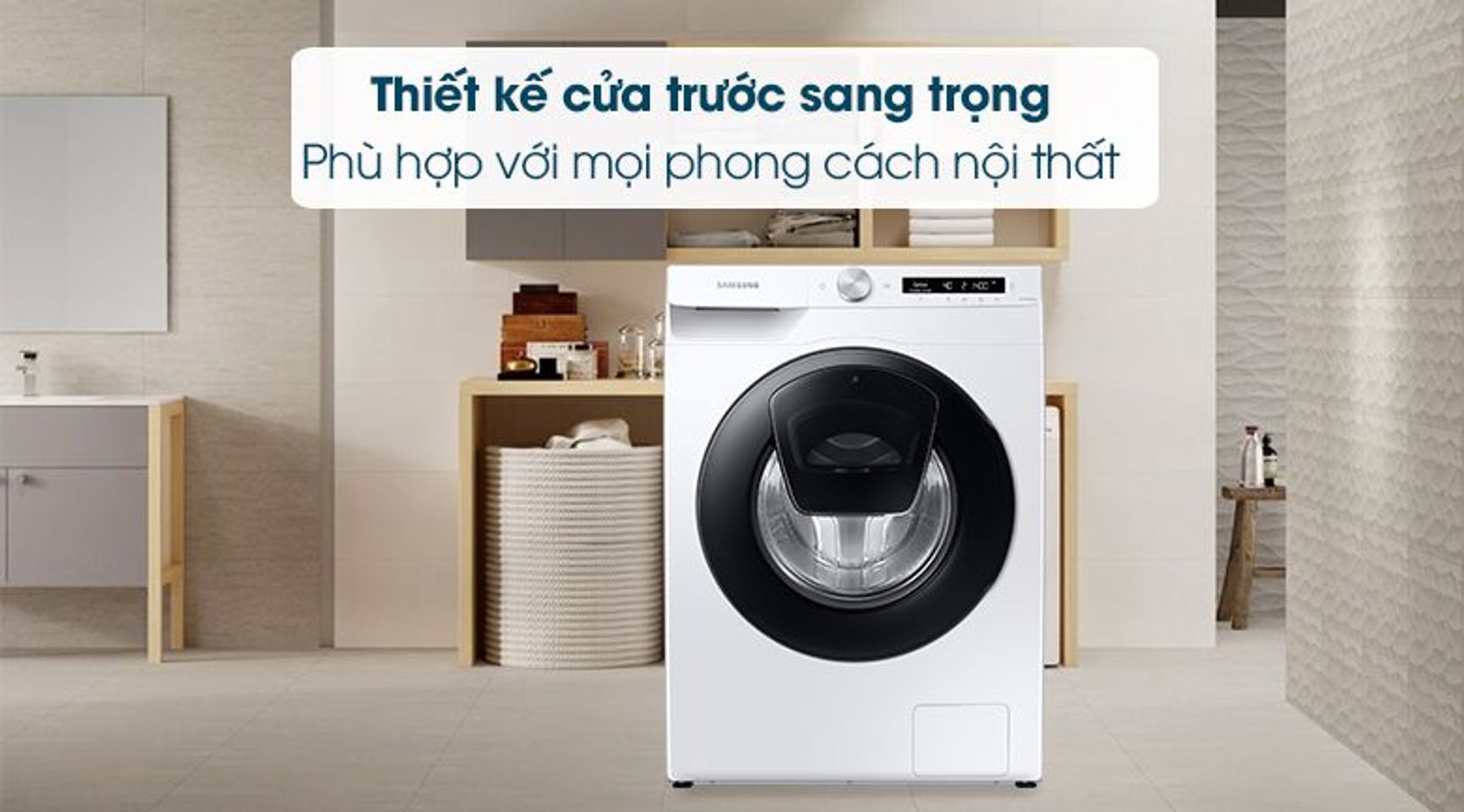 Máy giặt Samsung WW85T554DAW/SV inverter 8.5kg 1