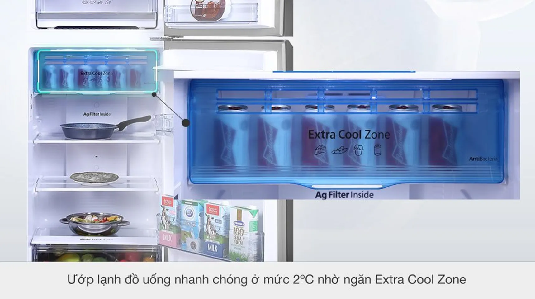 Tủ lạnh Panasonic NR-TL381GPKV inverter 366 lít 6