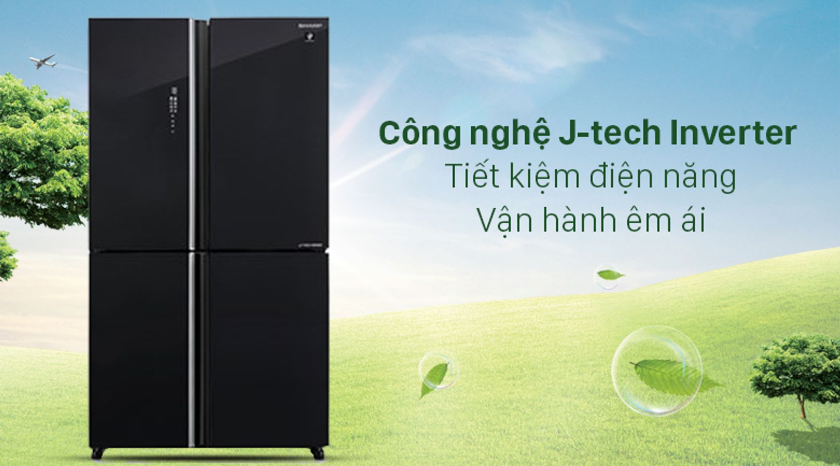 Tủ lạnh Sharp SJ-FXP640VG-BK inverter 572 lít 6