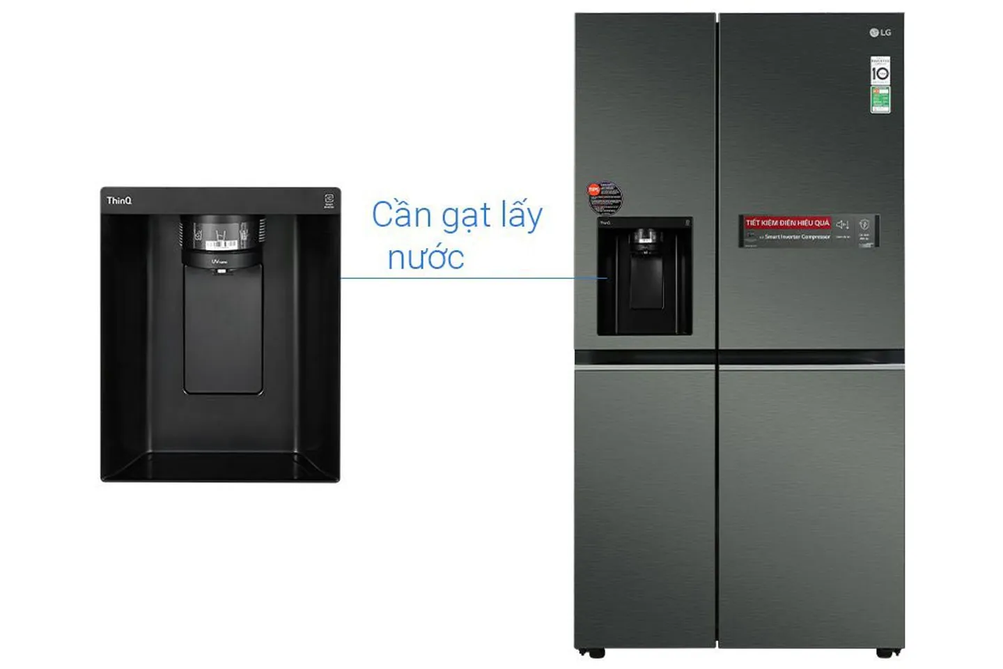 Tủ lạnh LG GR-D257MC inverter 635 lít 7