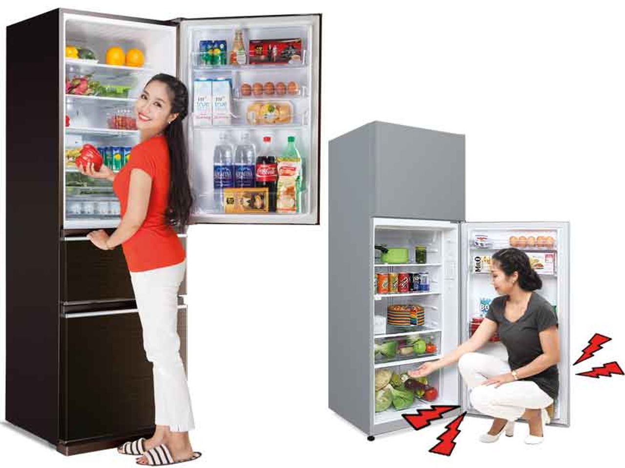 Tủ lạnh Mitsubishi Electric MR-CX41EJ-BRW-V 326 lít 2