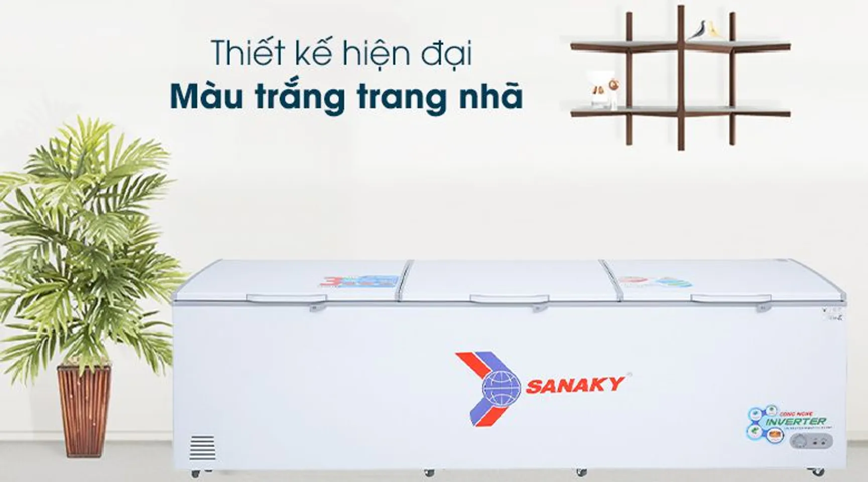 Tủ đông Sanaky VH-1399HY3 inverter 1200 lít 1