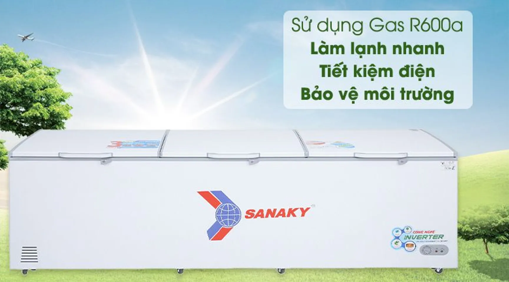 Tủ đông Sanaky VH-1399HY3 inverter 1200 lít 4