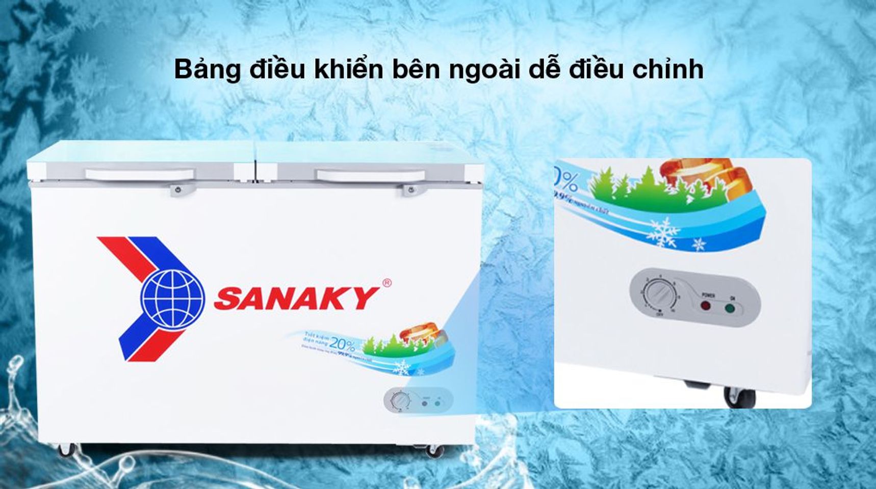 Tủ đông Sanaky VH-3699A2KD 1 ngăn đông 270 lít 7