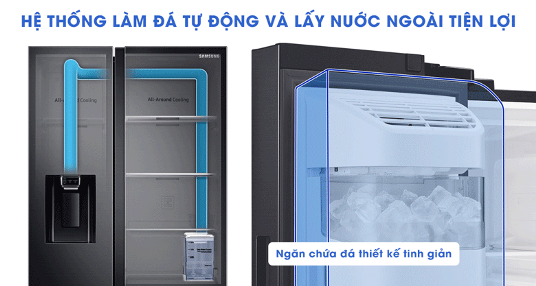 Tủ lạnh Samsung RS64R5301B4/SV inverter 617 lít 7