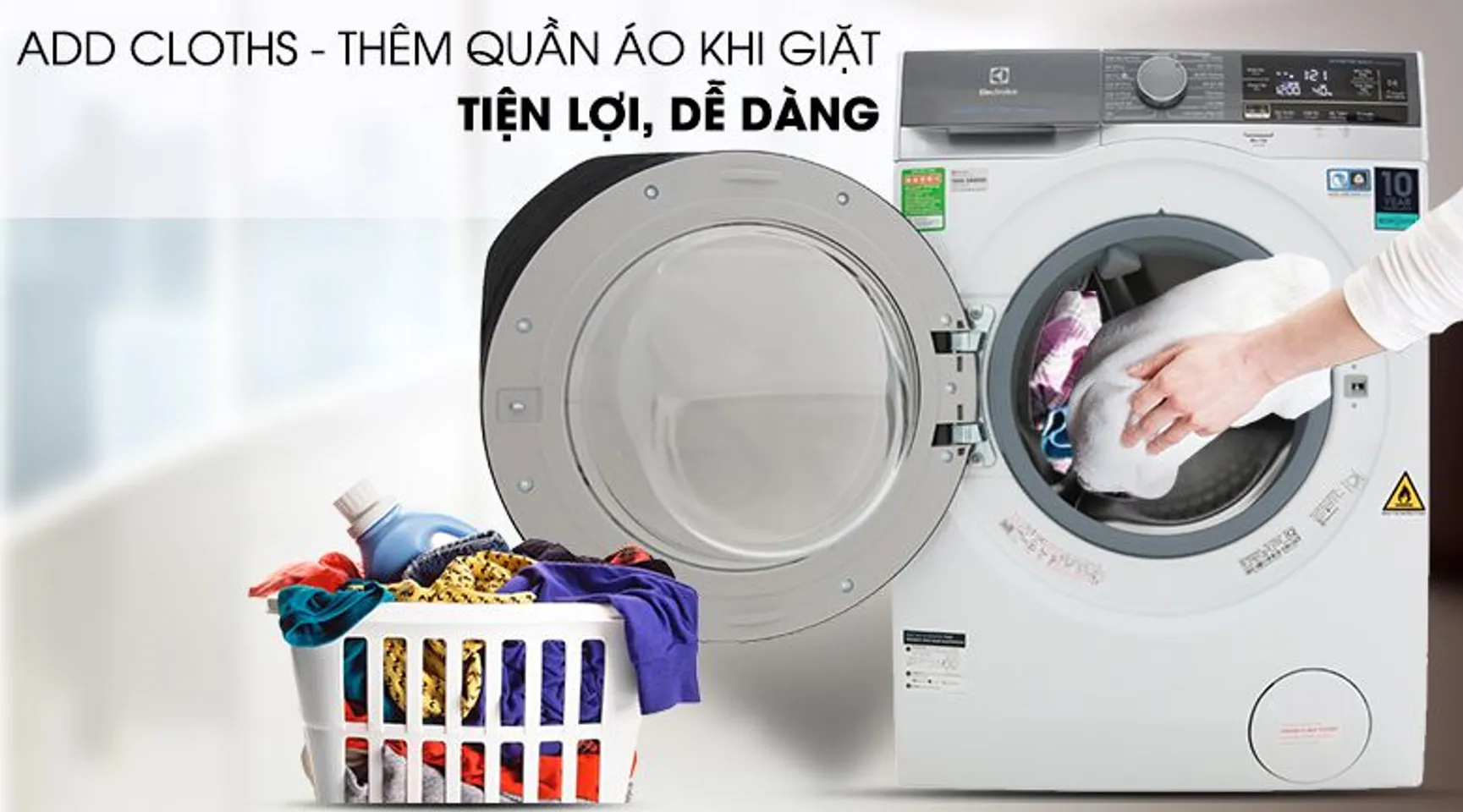 Máy giặt sấy Electrolux EWW8023AEWA inverter 8 kg 7
