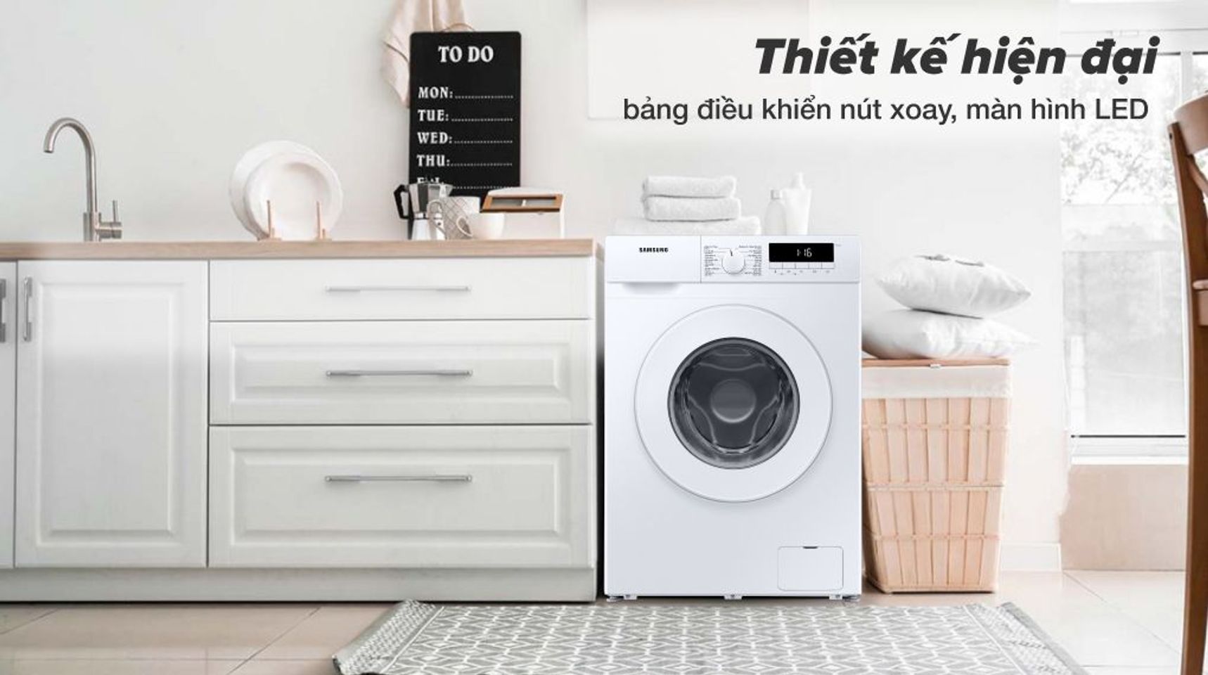 Máy giặt Samsung WW90T3040WW/SV Inverter 9kg 1