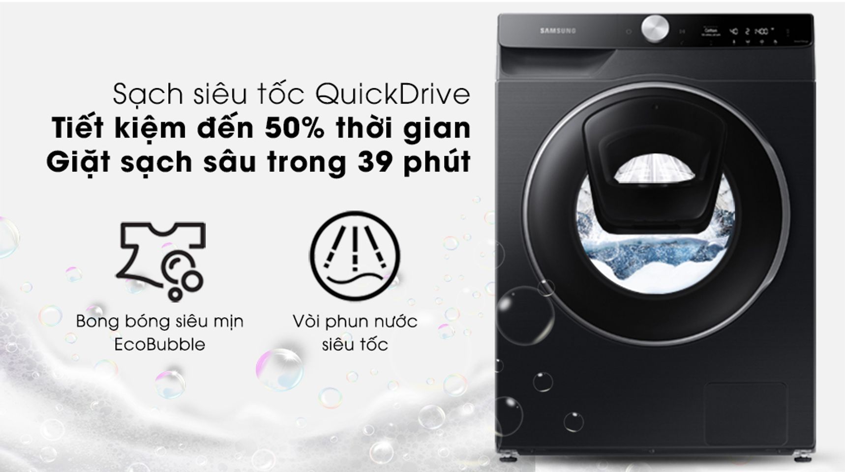 Máy giặt Samsung WW12TP94DSB/SV inverter 12kg 7