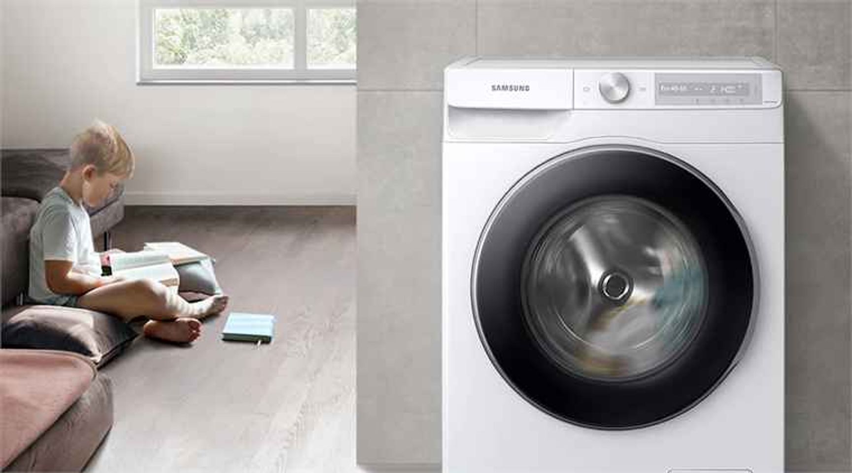 Máy giặt Samsung WW90T634DLE/SV inverter 9Kg 6