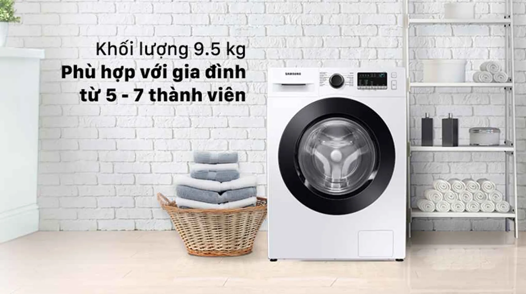 Máy giặt Samsung WW95T4040CE/SV inverter 9.5kg 1